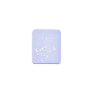 โฉมใหม่ Cute Press แป้งผสมรองพื้นคิวเพรส สีฟ้า อิเวอร์รี่ สโนว์ Evory Snow Whitening & Oil Control ขนาด 12g