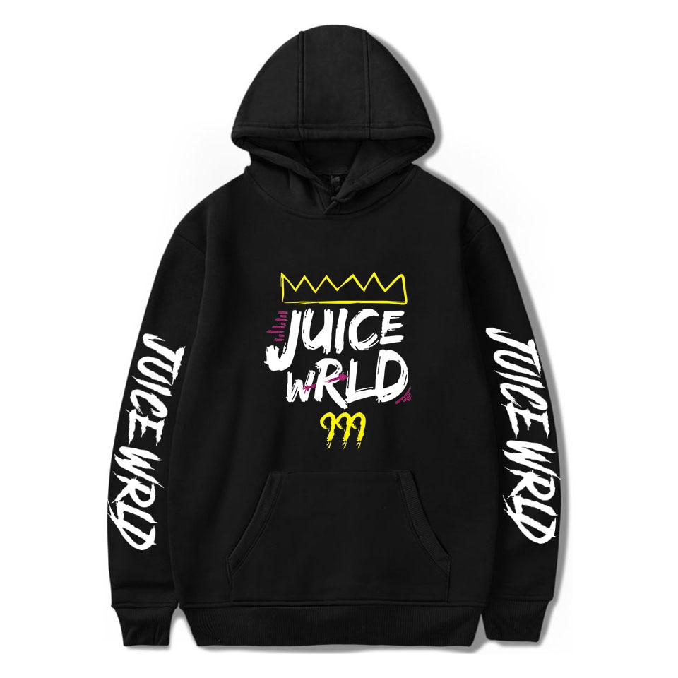Rapper Juice Wrld เสื้อกันหนาวมีฮู้ดเสื้อผ้า Hoodies Sweatshirt 4Xl