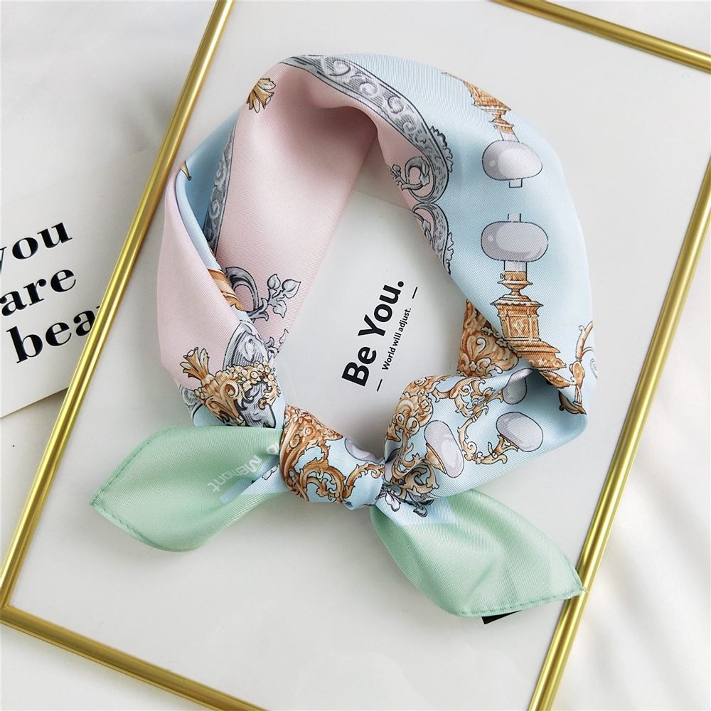 Long Narrow scarf Fashion silk neckerchief used as twilly scarf Hair