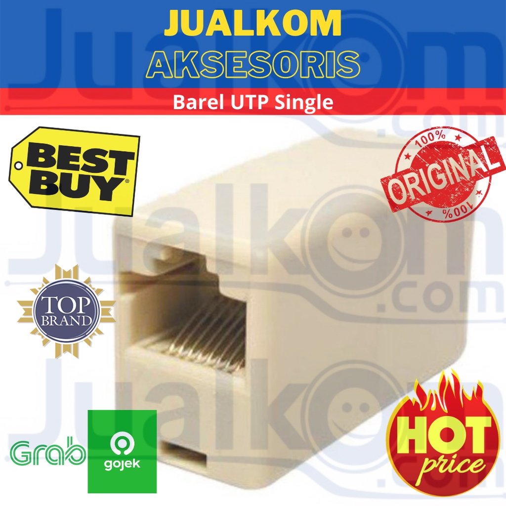 ขั้วต่อสาย LAN UTP Single RJ45 UTP