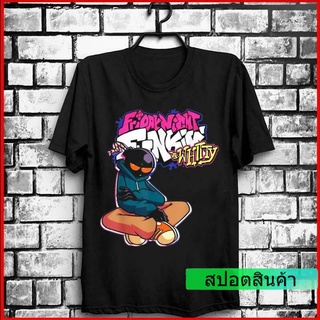 เสื้อยืด แบบนิ่ม พิมพ์ลาย Friday Night Funkin Battle With Whltty Funky Gif ของขวัญวันเกิด สําหรับผู้ชาย