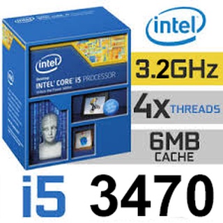 CPU INTEL CORE i5 3470 (Socket 1155) มือสอง พร้อมส่ง แพ็คดีมาก!!! [[[แถมซิลิโคนหลอด พร้อมไม้ทา]]]