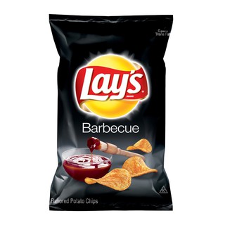 Lays Barbecue Potato Chips 184g. เลย์มันฝรั่งแผ่นบาร์บีคิว 184 กรัม