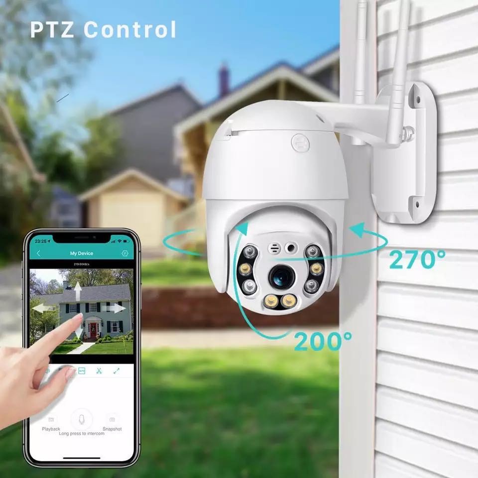 กล้องวงจรปิดXMEYE (ICSEE)-รุ่นQ3-3MP PTZ IP Camera​ HD​ 3.0 ล้านพิกเซล(3MP) กล้องวงจรปิดไร้สาย WiFi IP Camera 1296P กันน้ำ กล้องวงจร APP ICSEE