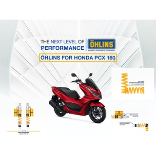 โช๊คหลัง OHLINS HO 112 Honda PCX160 2020 สูง365mm.