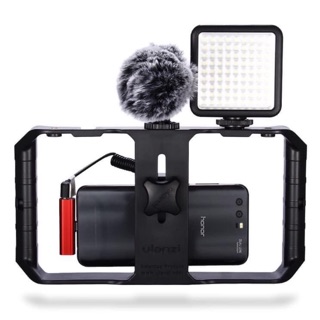 กรอบมือจับ สมาร์ทโฟน สำหรับถ่ายวิดีโอ Smartphone Vlogging Rig Case