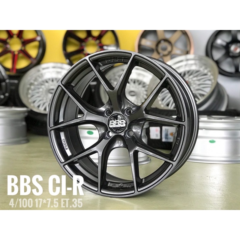 4วง / BBS CI-R ขอบ17 4/100 กว้าง7.5 ออฟ35