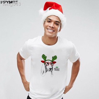 ✢■Kawaii Men T เสื้อ Harajuku แฟชั่น TShirt น่ารักซานตาคลอส Reindeer TOP TEE ผู้หญิงการ์ตูนเสื้อผ้า Merry Christmas ชายเ