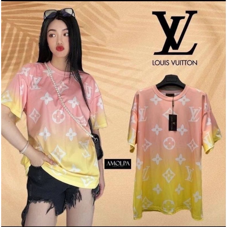 พร้อมส่ง ถูกที่สุด เสื้อ LV ทูโทน