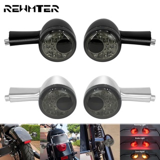 Motorcycle Rear Turn Signals Indicators LED Brake Lights For Harley Sportster 883 Iron XL1200 48 Roadster Custom Super L