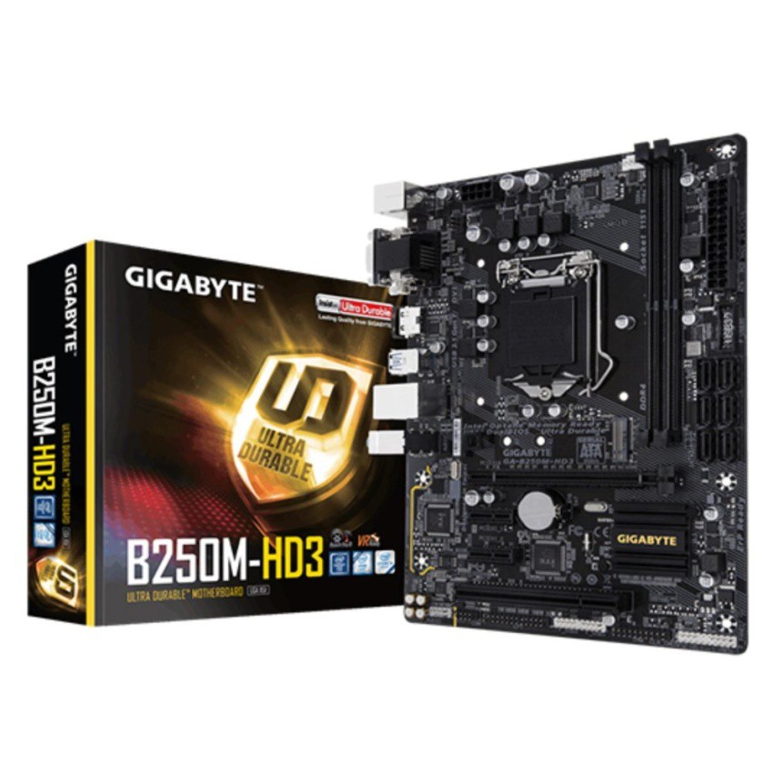 GIGABYTE Mainboard B250M-HD3_DDR4