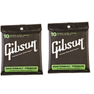 Gibson สายกีตาร์โปร่ง SUPER ULTRA LIGHTS รุ่น G10-47 (2set)