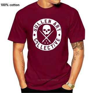 [100% Cotton] เสื้อยืด พิมพ์ลาย Sullen CLOTHING BOH สีขาว ไซซ์ M-3XL