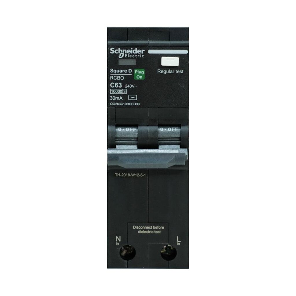 เบรกเกอร์ RCBO SCHNEIDER QO120C06RCBO30 20 แอมป์