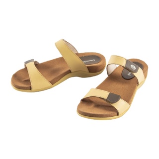 Dortmuend F-Series JF122 003-077 Haze-Taupe "Flats &amp; Comfort" รองเท้าสุขภาพ ที่มิดโซลรองรับทุกโค้งเว้าของอุ้งเท้า