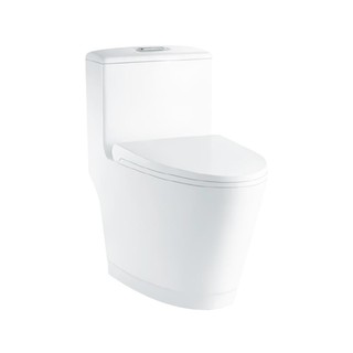 Sanitary ware 1-PIECE TOILET HAFELE 495.61.452 3/6L WHITE sanitary ware toilet สุขภัณฑ์นั่งราบ สุขภัณฑ์ 1 ชิ้น HAFELE 49