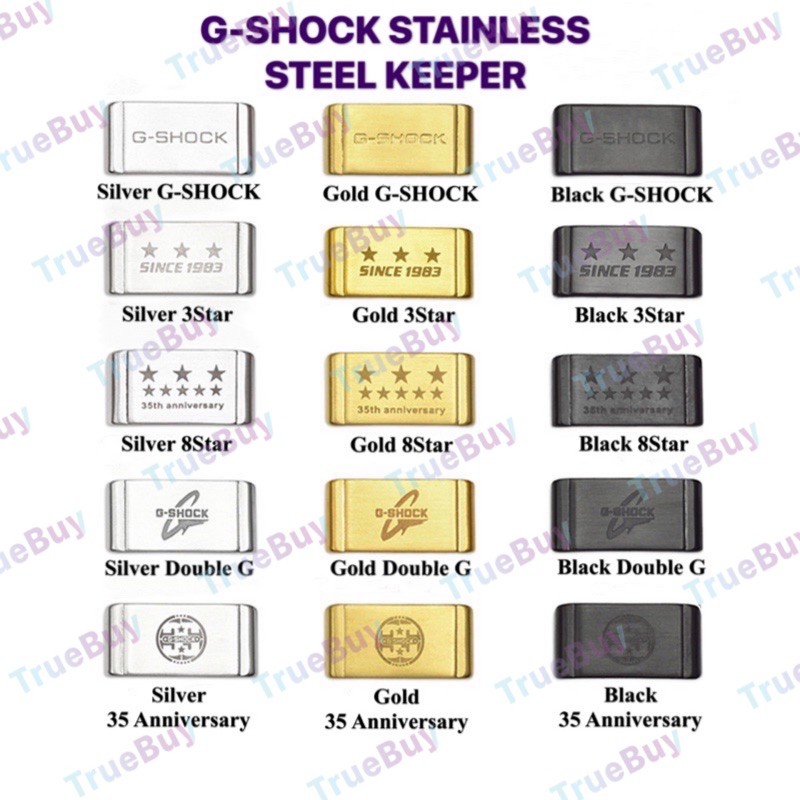 G-shock Stainless Steel/Resin Watch Strap Keeper