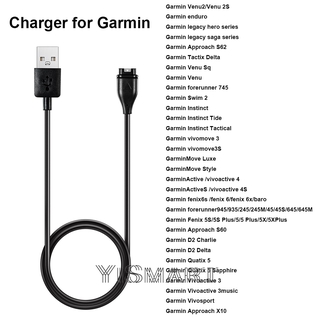 สายชาร์จสําหรับ Garmin Venu 2 Venu Sq Cradle 745 / 935 / 945 Charger สําหรับ Fenix 5 / 5s / 5x6 / 6s / 6 X