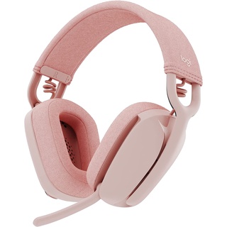 Logitech Zone Vibe 100 Lightweight Wireless Over Ear Headphones ชุดหูฟังไร้สาย (Rose) (981-001225)