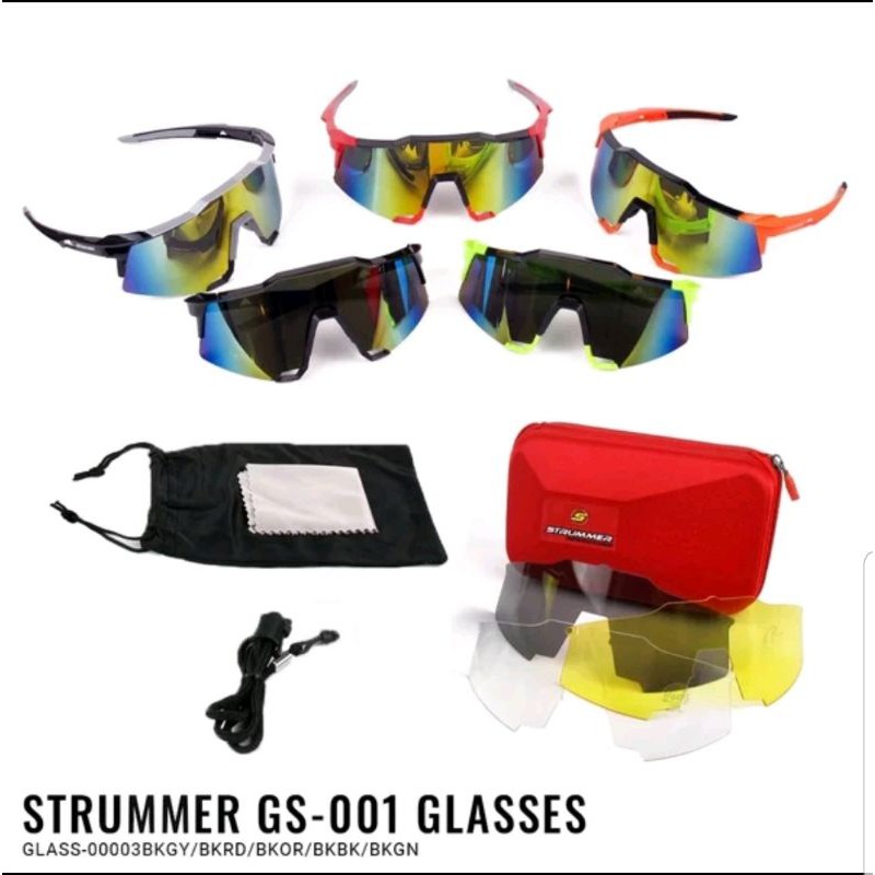 แว่นกันแดด GS 001 Strummer XC Road bike Seli Minion AM Trail คล้ายกับ 100%