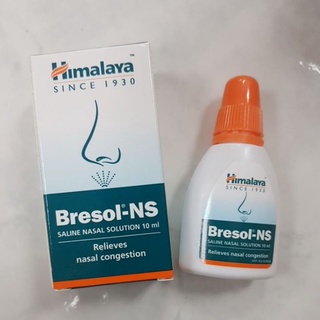 Himalaya Bresol NS ขนาด 10 ม.ล. หยอดจมูกลดอาการแน่นจมูกจากหวัด