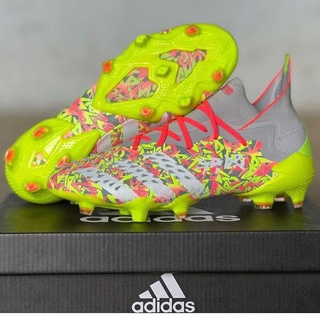 Kasut Bola Sepak Adida Predator Freak.1 Numbers Up FG FG รองเท้าฟุตบอล รองเท้าสตั๊ด สําหรับผู้ชาย ผู้หญิง กลางแจ้ง