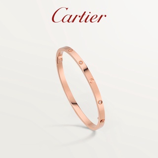 [พร้อมส่ง] Cartier LOVE Series สร้อยข้อมือ ประดับเพชร โรสโกลด์ สีขาว ทอง