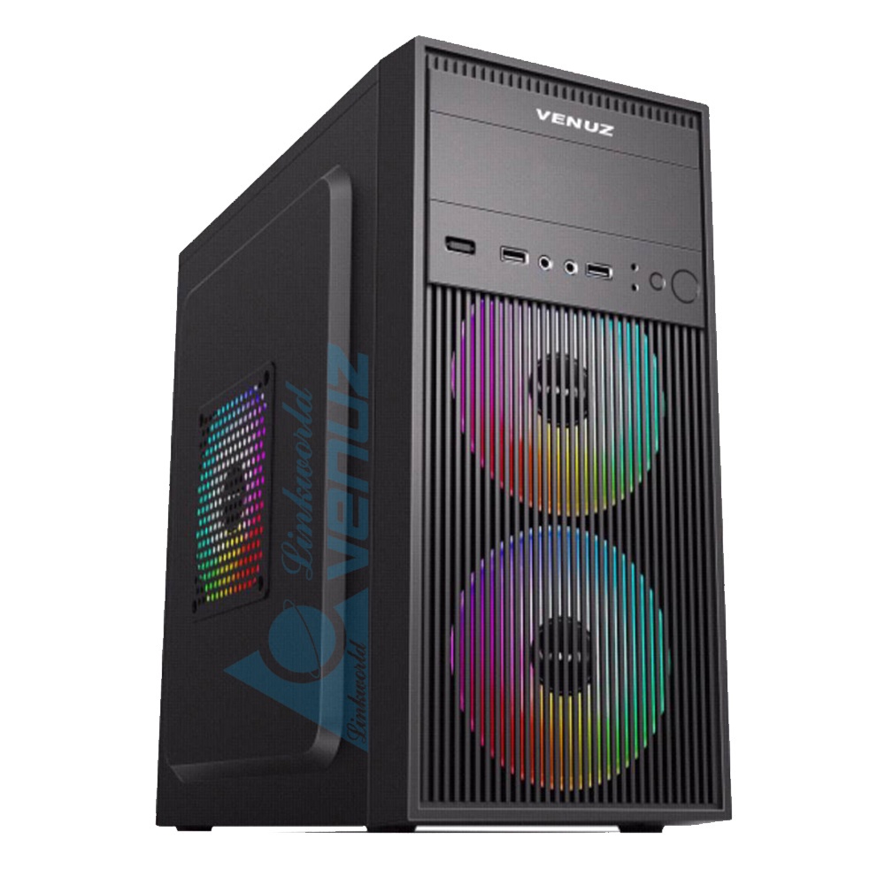 เคสคอมพิวเตอร์ M-ATX VENUZ รุ่น VC-1701 / 1702 / 1703 / 1704 / 1705 พร้อมช่องอ่าน CD/DVD มีประกัน