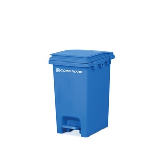 ถังขยะเท้าเหยียบ สีน้ำเงิน 15L สีน้ำเงิน ใบ COMBI WARE RX-15E-BLU COMBI WARE RX-15E-BLU ถังขยะ Foot pedal dustbin blue 1