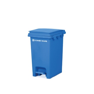 ถังขยะเท้าเหยียบ สีน้ำเงิน 15L สีน้ำเงิน ใบ COMBI WARE RX-15E-BLU COMBI WARE RX-15E-BLU ถังขยะ Foot pedal dustbin blue 1