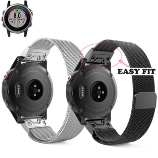 สายรัดข้อมือ 20 มม. ได้ง่ายสายรัดข้อมือมินิสเตรทสำหรับ Garmin Fenix 5S