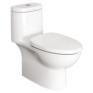 สุขภัณฑ์ 1 ชิ้น AMERICAN STANDARD TF-2024SC-WT-0 3/4.5 ลิตร สีขาว 1-PIECE TOILET AMERICAN STANDARD TF-2024SC 3/4.5LITRE