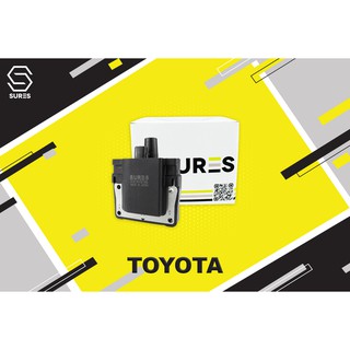 คอยล์จุดระเบิด TOYOTA COROLLA 4AGE - SURES MADE IN JAPAN - SCT-041 - คอยล์หัวเทียน คอยล์จานจ่าย 90919-02198