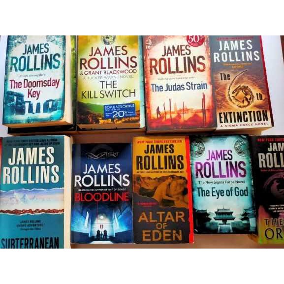 PRELOVED BOOK: JAMES ROLLINS COLLECTIONS