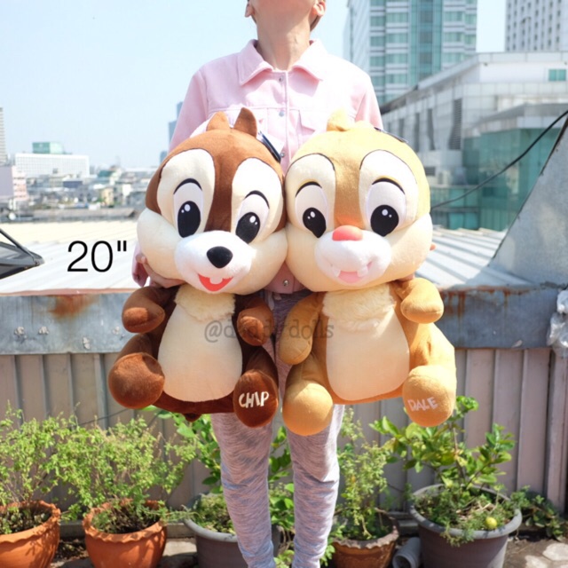 ตุ๊กตา Chip ชิพ & Dale เดล 6.5/10/12/15/20นิ้ว Chip n Dale