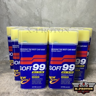 แว็กซ์ทำความสะอาดสีรถ และช่วยฟื้นฟูสภาพสีใหม่ SOFT99 Cleaner &amp; Polish LUSTER ( 530ml. ) New Packing