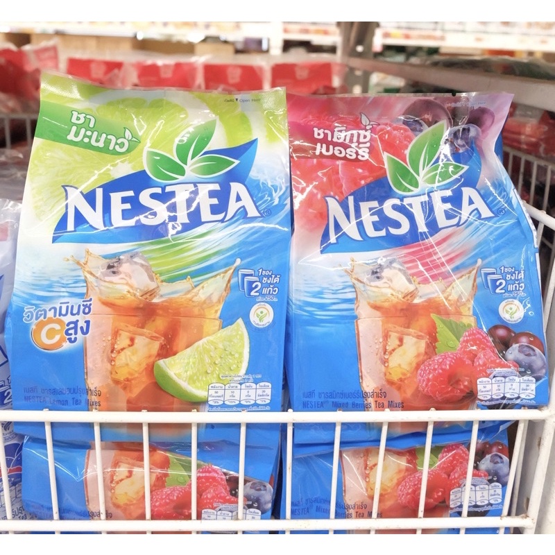 💥พร้อมส่ง💥เนสที ชามิกซ์เบอรรี่ ชาเลมอน Nestea แพ็ค 18ซอง