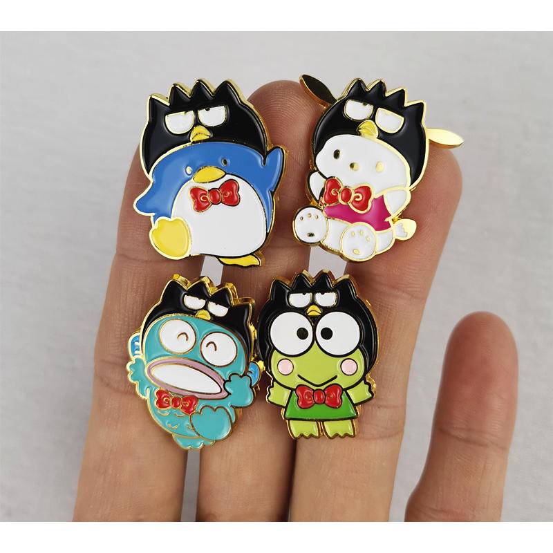 Japan Sanrio Hanbidabui Tuxedosam Metal Pin Badge 453445