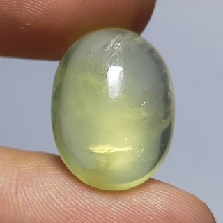 พลอย พรีไนต์ ดิบ ธรรมชาติ แท้ ( Natural Prehnite ) หนัก 14.59 กะรัต