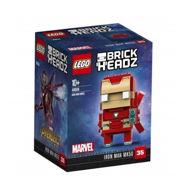 Hobbit99::Lego BrickHeadz. 41604 Ironman mk50   ของแท้ 100% ของใหม่