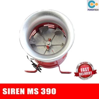 ไซเรน SIREN 125DB มอเตอร์ไซเรนสัญญาณเตือนเสียงไฟฟ้า ป้องกันการโจรกรรม MS-390 220V AC