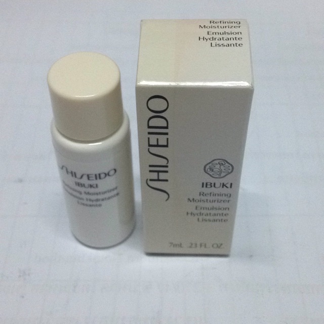 Shiseido Ibuki Refining Moisturizer Emulsion Hydratante Lissante 7 ml. Shopee Thailand