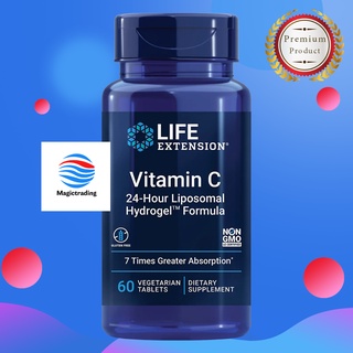 Life Extension Vitamin C 24-Hour Liposomal Hydrogel™ Formula / 60 Vegetarian Tablets