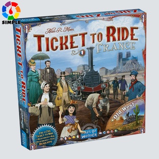 Ticket to Ride France Board Game Family Board Game