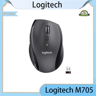 Logitech M705 เมาส์เลเซอร์ไร้สาย พร้อมเลเซอร์ไร้สาย 2.4GHz 1000 dpi สําหรับคอมพิวเตอร์ แล็ปท็อป Windows