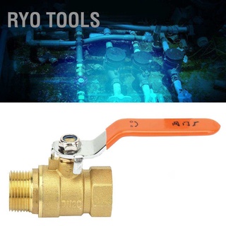 Ryo เครื่องมือทองเหลืองวาล์วทองเหลืองชายและหญิง 3/4 "Bsp Dn20