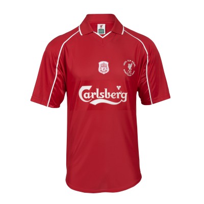 เสื้อกีฬาลิเวอร์พูล เสื้อลิเวอร์พูลย้อนยุค เสื้อลิเวอร์พูลยูฟ่าคัพ LIVERPOOL FC MENS UEFA CUP FINAL 