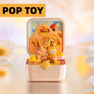 【ของแท้】ฟิกเกอร์ตุ๊กตา Pucky Strange Planets Series Popmart น่ารัก