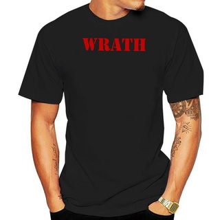 เสื้อยืดผ้าฝ้ายพิมพ์ลายขายดี ใหม่ WRATH เสื้อยืดแขนสั้น พิมพ์ลายธรรมชาติ สีดํา ไซซ์ S ถึง 3XL แฟชั่นฤดูร้อน สําหรับผู้ชา