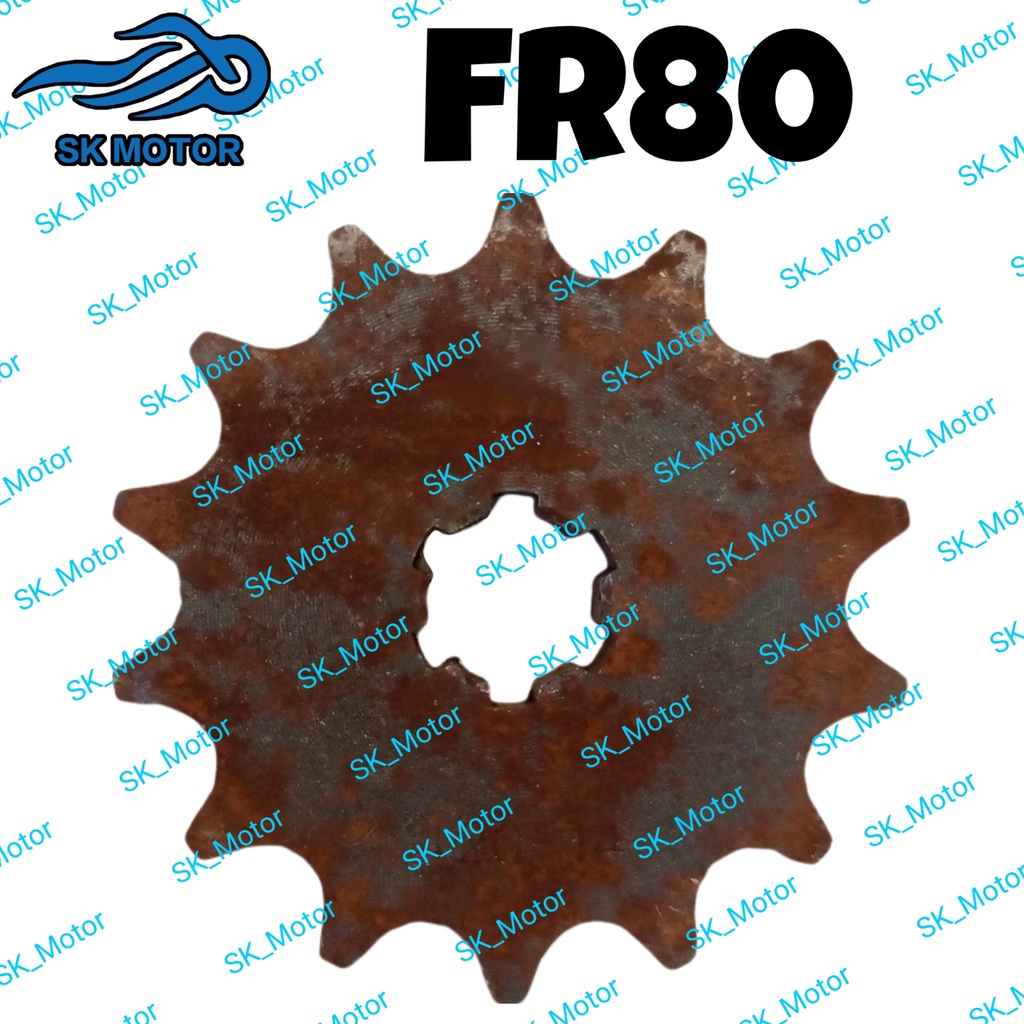 (420) 14T Suzuki FR80 FR 80 สเตอร์หน้าแข่ง Spoket Depan